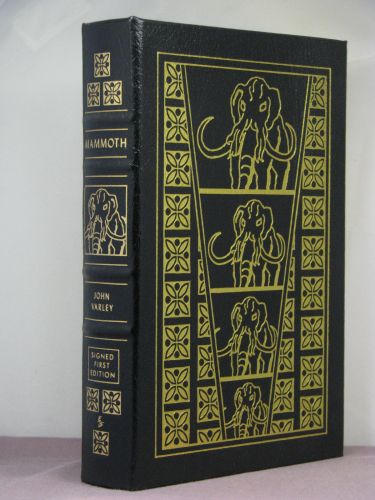 1st,signed by author, Mammoth by John Varley, Easton Press(2005